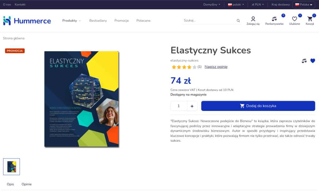 Książka Elastyczny Sukces – nowoczesne podejście do biznesu dostępna w sklepie internetowym